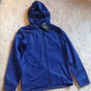 Nike navy blue dri fit jacket